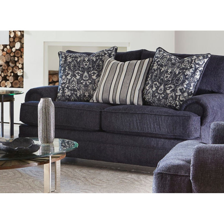 Alcott Hill® 73" Rolled Arm Two Cushion Loveseat with Reversible